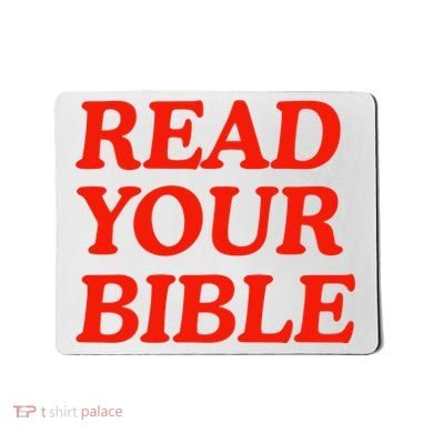 Isaiah Robin Read Your Bible Mousepad