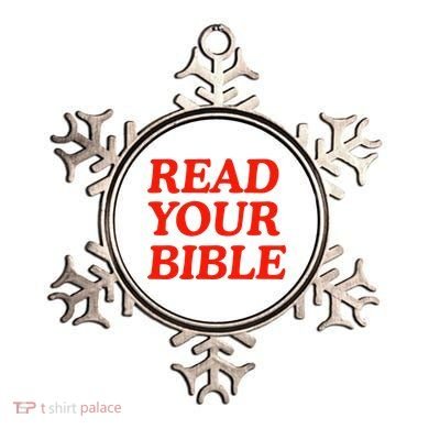 Isaiah Robin Read Your Bible Ornament