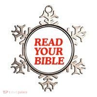 Isaiah Robin Read Your Bible Ornament thumb 0