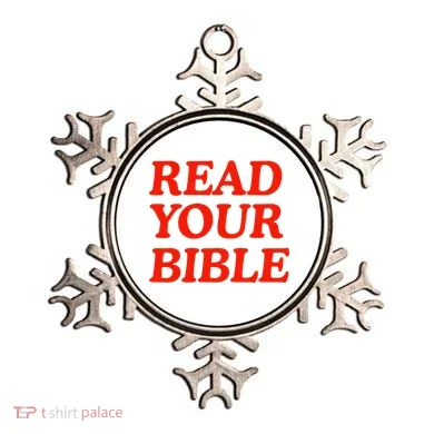 Isaiah Robin Read Your Bible Ornament