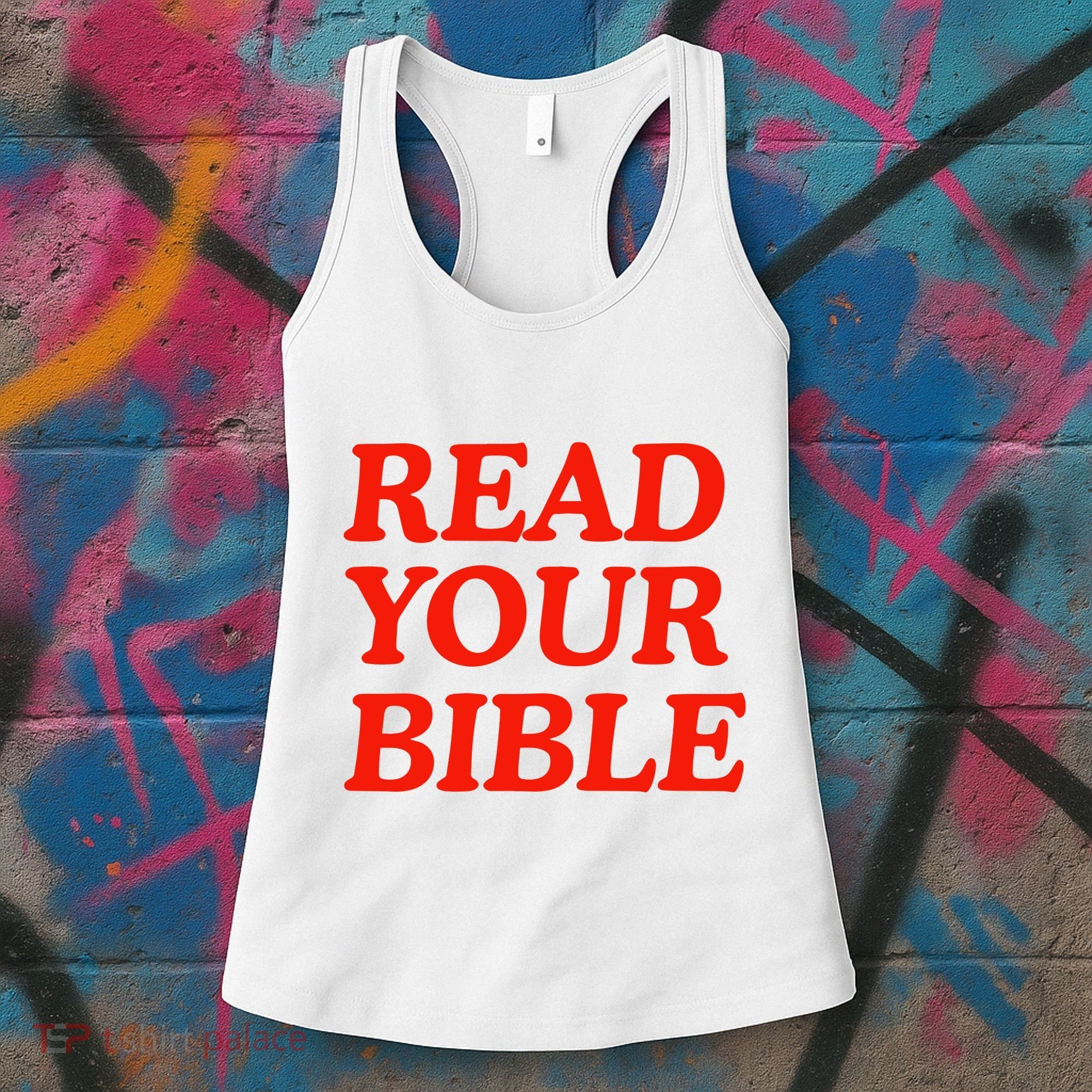 Isaiah Robin Read Your Bible Women's Tank Top