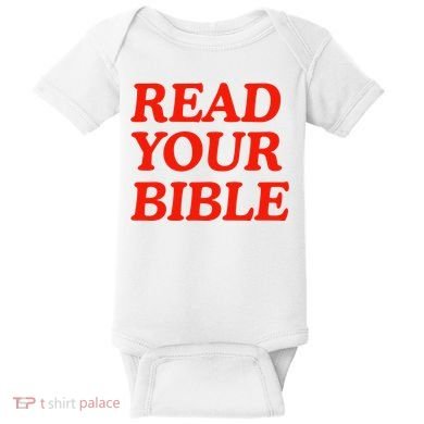 Isaiah Robin Read Your Bible Baby Bodysuit