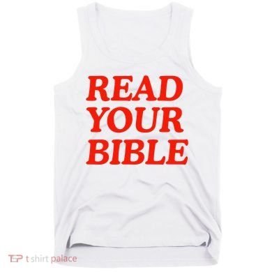 Isaiah Robin Read Your Bible Tank Top