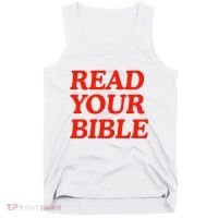 Isaiah Robin Read Your Bible Tank Top thumb 0