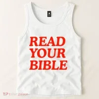 Isaiah Robin Read Your Bible Tank Top thumb 2