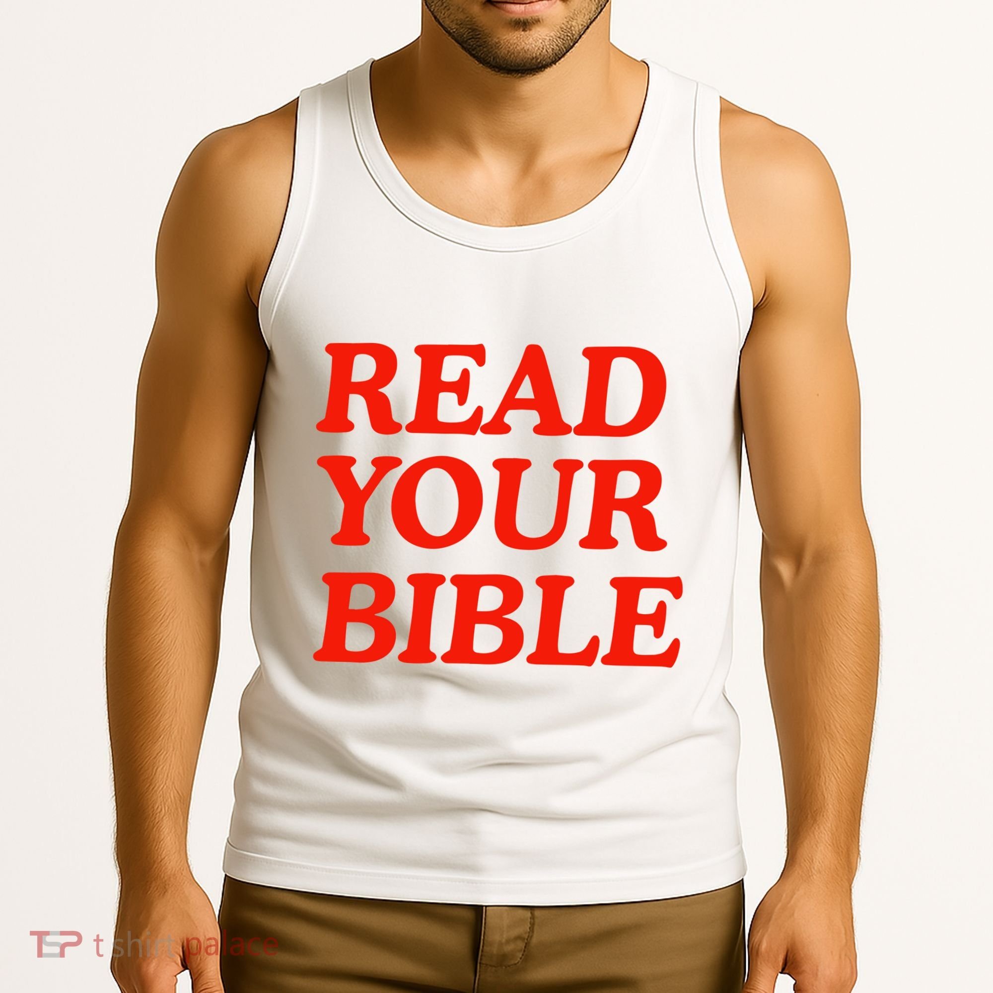 Isaiah Robin Read Your Bible Tank Top