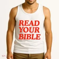 Isaiah Robin Read Your Bible Tank Top thumb 3