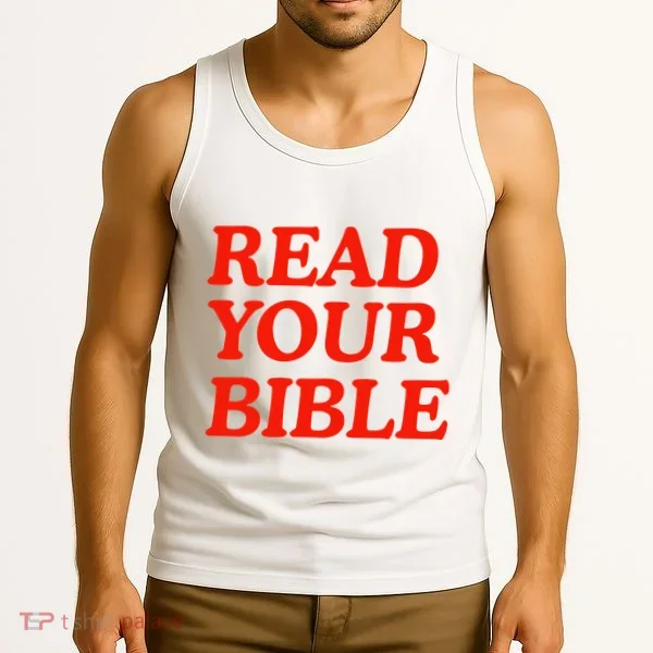 Isaiah Robin Read Your Bible Tank Top