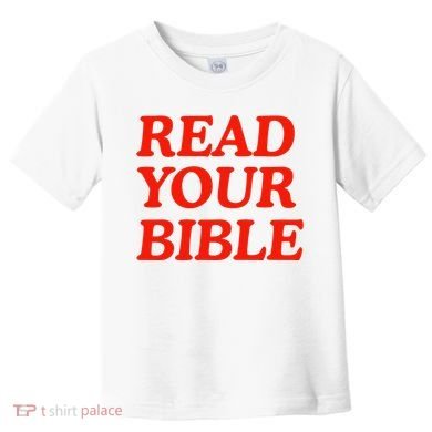 Isaiah Robin Read Your Bible Toddler T-Shirt
