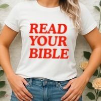 Isaiah Robin Read Your Bible Women's T-Shirt thumb 2