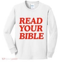 Isaiah Robin Read Your Bible Kids Long Sleeve Shirt thumb 0