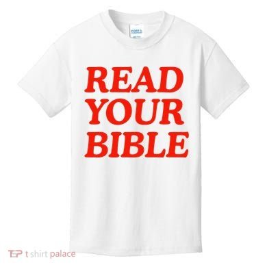 Isaiah Robin Read Your Bible Kids T-Shirt