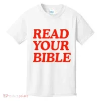 Isaiah Robin Read Your Bible Kids T-Shirt thumb 0
