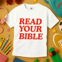 Isaiah Robin Read Your Bible Kids T-Shirt thumb 3