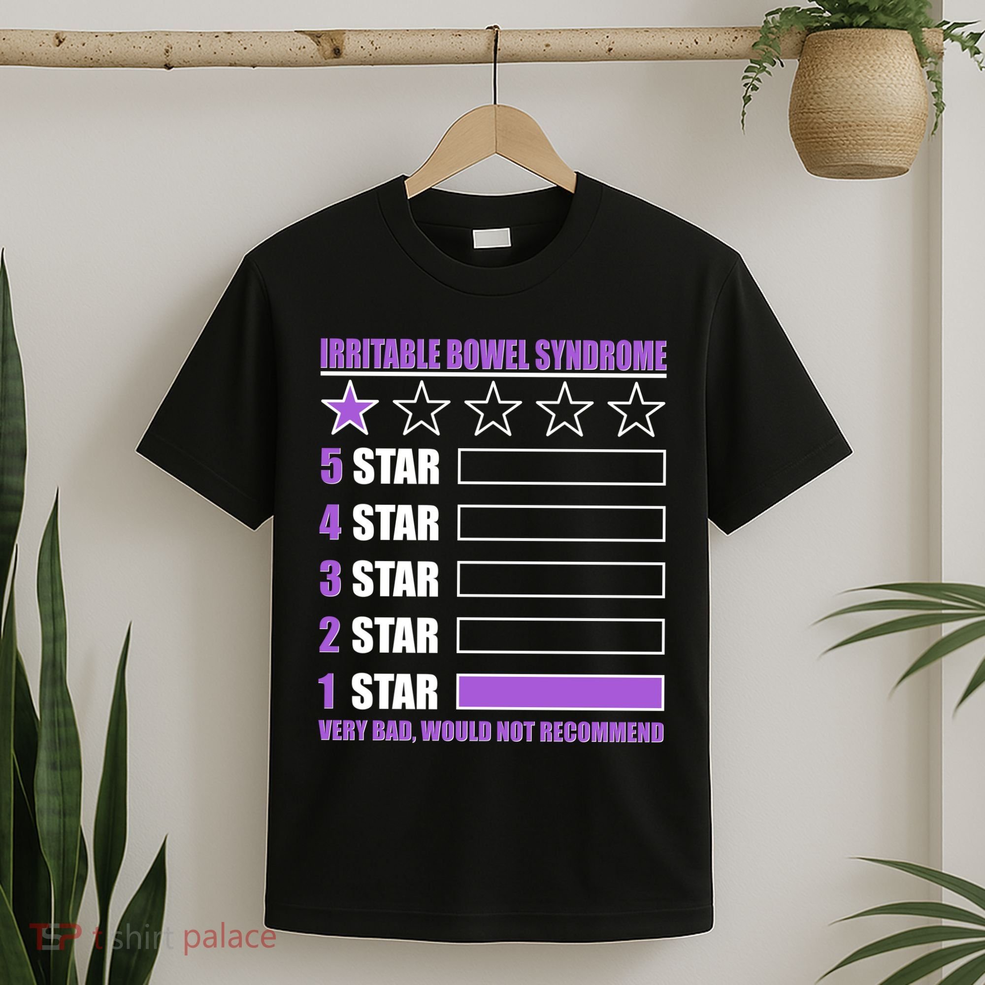 Irritable Bowel Syndrome 1 Star Rating Very Bad Would Not Recommend T-Shirt