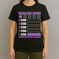 Irritable Bowel Syndrome 1 Star Rating Very Bad Would Not Recommend T-Shirt thumb 4