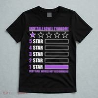 Irritable Bowel Syndrome 1 Star Rating Very Bad Would Not Recommend T-Shirt thumb 5