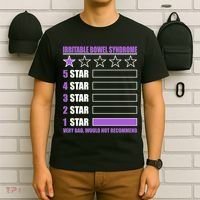Irritable Bowel Syndrome 1 Star Rating Very Bad Would Not Recommend T-Shirt thumb 6