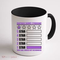 Irritable Bowel Syndrome 1 Star Rating Very Bad Would Not Recommend Coffee Mug thumb 1