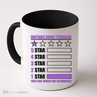 Irritable Bowel Syndrome 1 Star Rating Very Bad Would Not Recommend Coffee Mug thumb 0