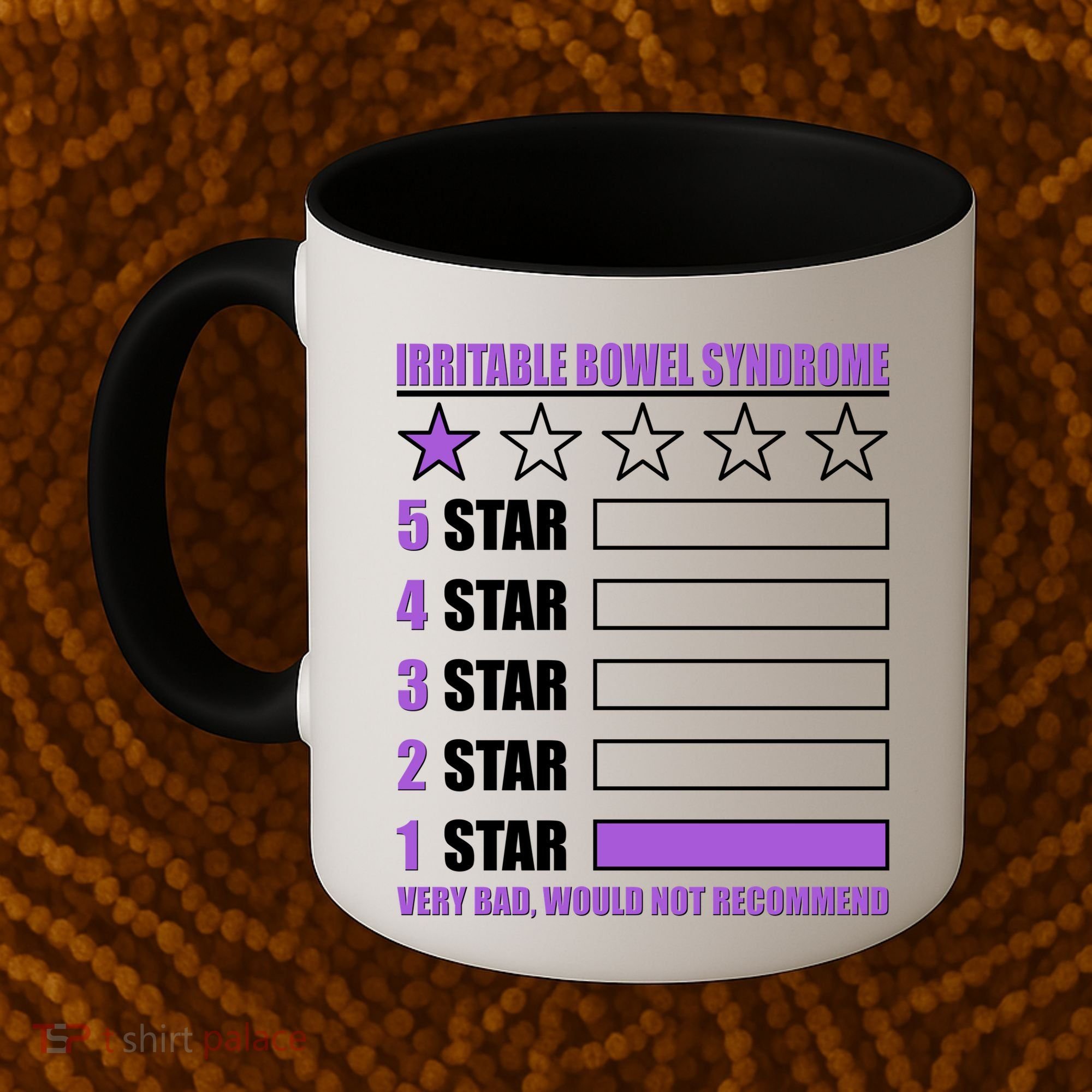 Irritable Bowel Syndrome 1 Star Rating Very Bad Would Not Recommend Coffee Mug
