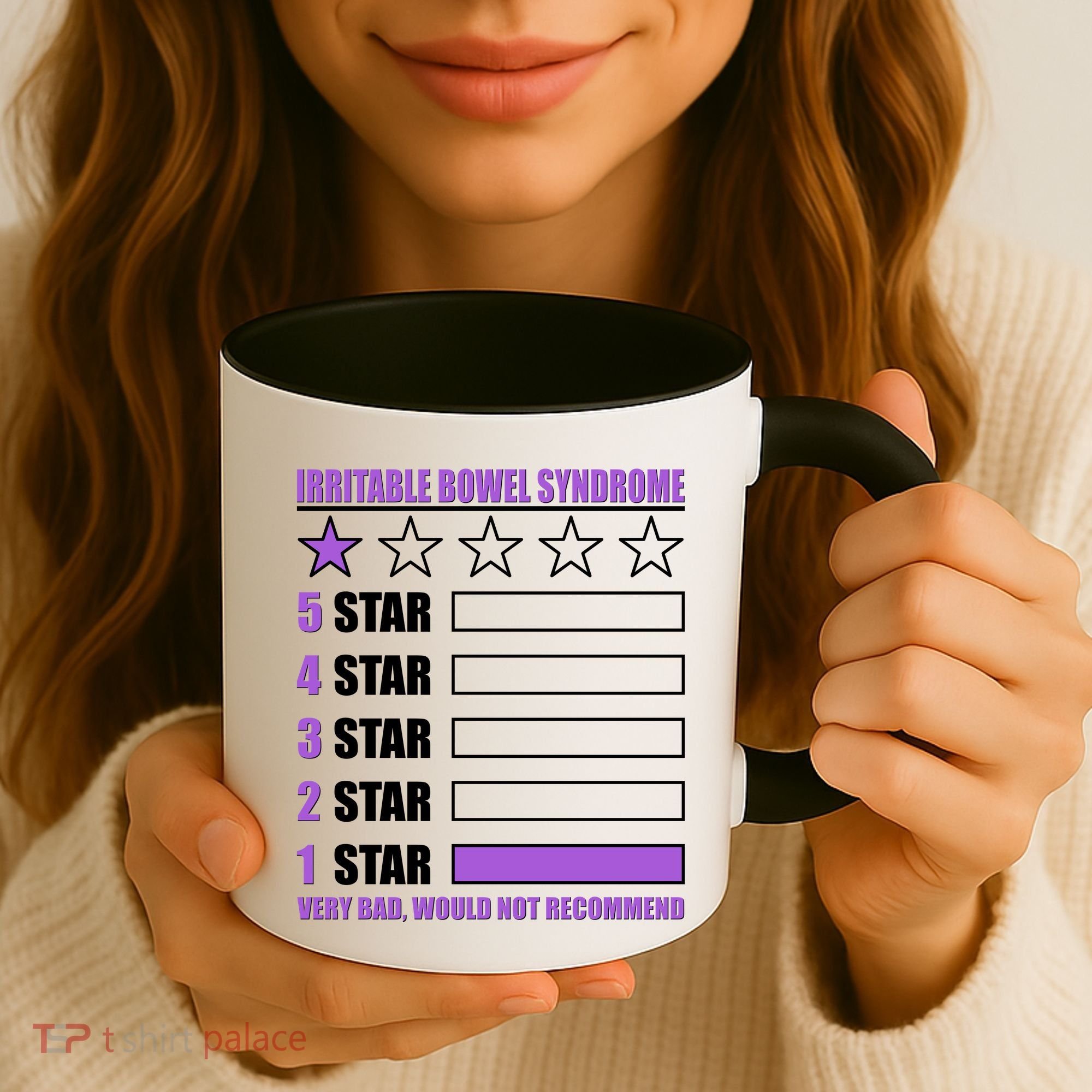 Irritable Bowel Syndrome 1 Star Rating Very Bad Would Not Recommend Coffee Mug