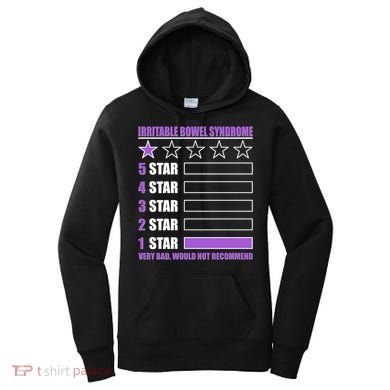 Irritable Bowel Syndrome 1 Star Rating Very Bad Would Not Recommend Women's Hoodie