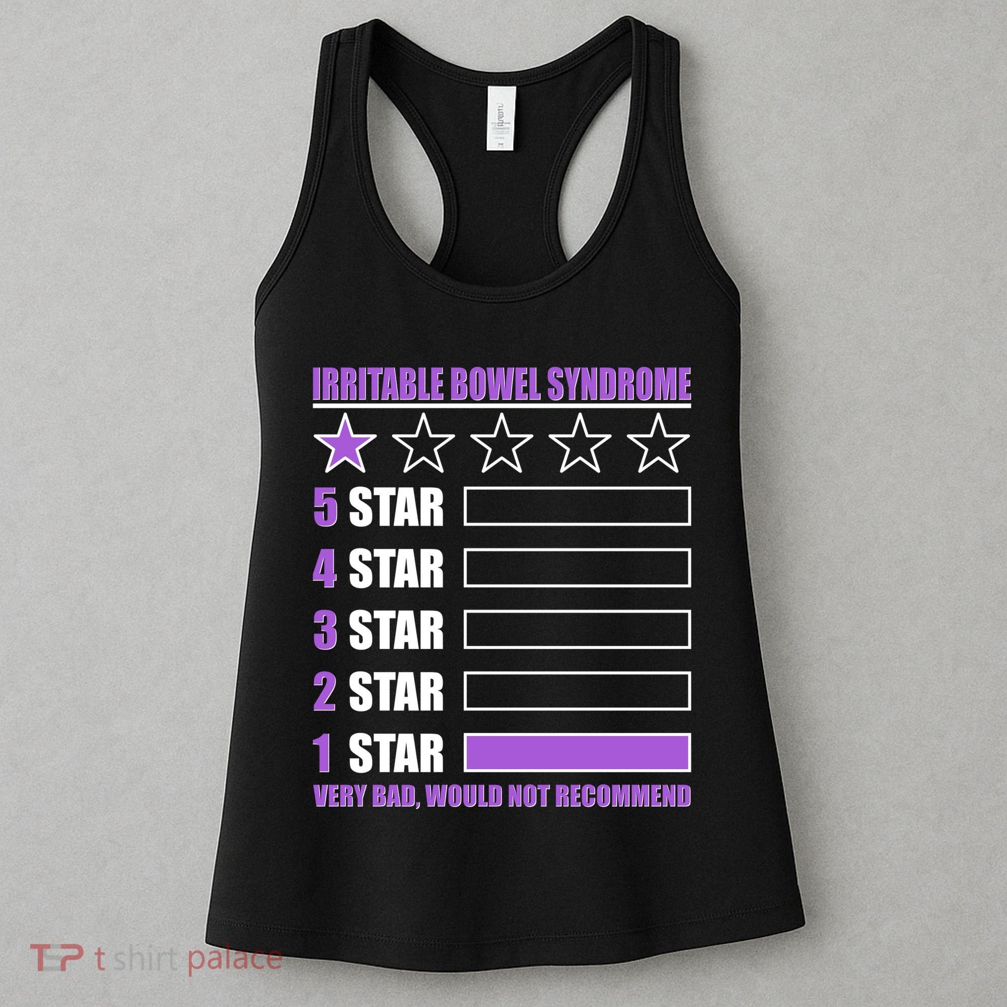 Irritable Bowel Syndrome 1 Star Rating Very Bad Would Not Recommend Women's Tank Top