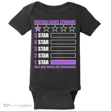 Irritable Bowel Syndrome 1 Star Rating Very Bad Would Not Recommend Baby Bodysuit