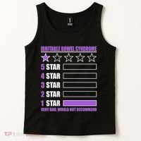 Irritable Bowel Syndrome 1 Star Rating Very Bad Would Not Recommend Tank Top thumb 2