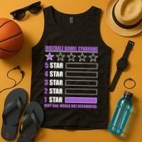 Irritable Bowel Syndrome 1 Star Rating Very Bad Would Not Recommend Tank Top thumb 4
