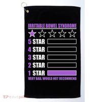 Irritable Bowel Syndrome 1 Star Rating Very Bad Would Not Recommend Golf Towel thumb 0