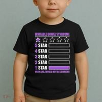 Irritable Bowel Syndrome 1 Star Rating Very Bad Would Not Recommend Toddler T-Shirt thumb 2