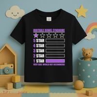 Irritable Bowel Syndrome 1 Star Rating Very Bad Would Not Recommend Toddler T-Shirt thumb 3