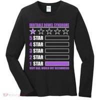 Irritable Bowel Syndrome 1 Star Rating Very Bad Would Not Recommend Women's Long Sleeve Shirt thumb 0