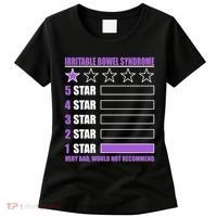 Irritable Bowel Syndrome 1 Star Rating Very Bad Would Not Recommend Women's T-Shirt thumb 0
