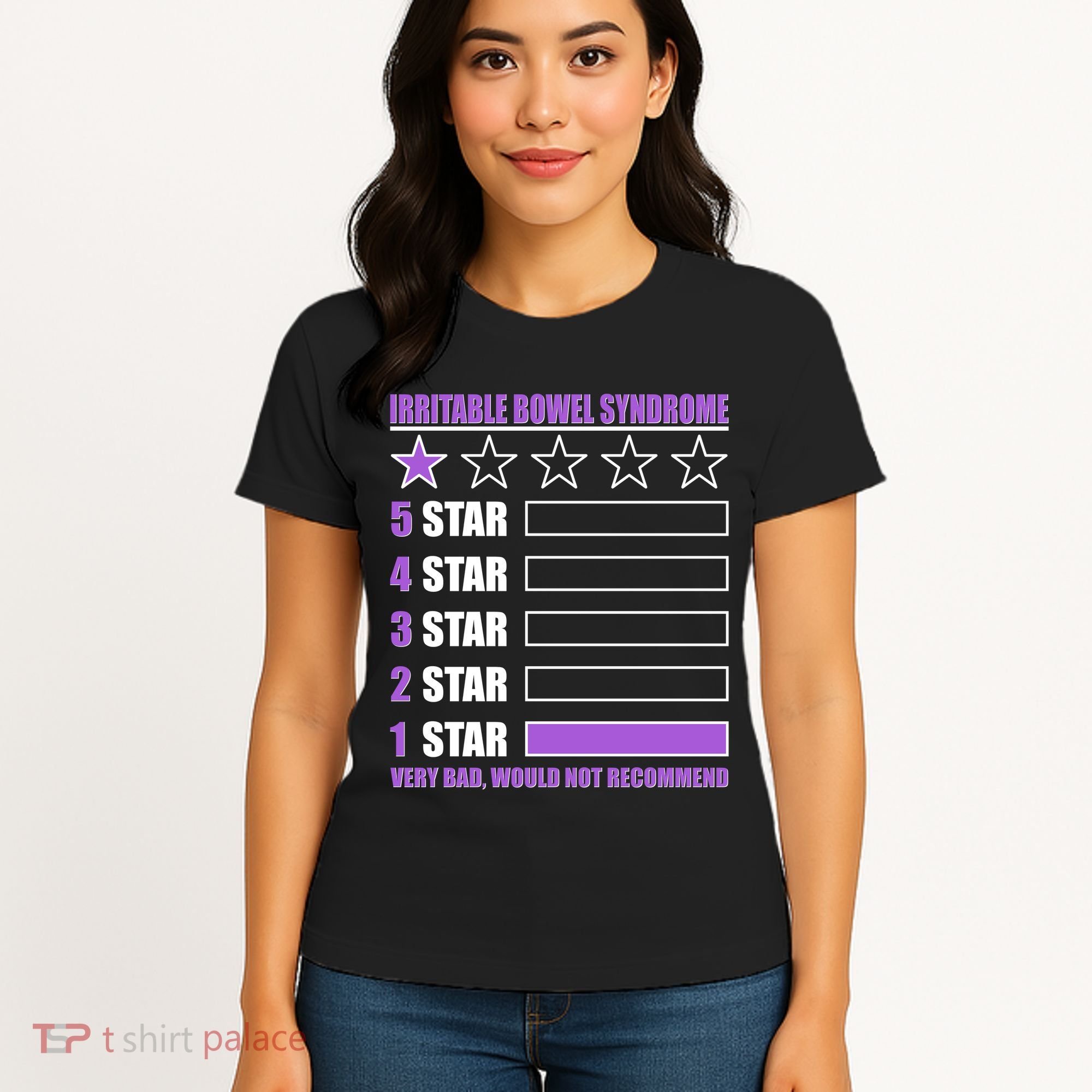Irritable Bowel Syndrome 1 Star Rating Very Bad Would Not Recommend Women's T-Shirt