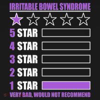Irritable Bowel Syndrome 1 Star Rating Very Bad Would Not Recommend Women's T-Shirt thumb 6