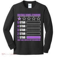 Irritable Bowel Syndrome 1 Star Rating Very Bad Would Not Recommend Kids Long Sleeve Shirt thumb 0