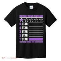 Irritable Bowel Syndrome 1 Star Rating Very Bad Would Not Recommend Kids T-Shirt thumb 0