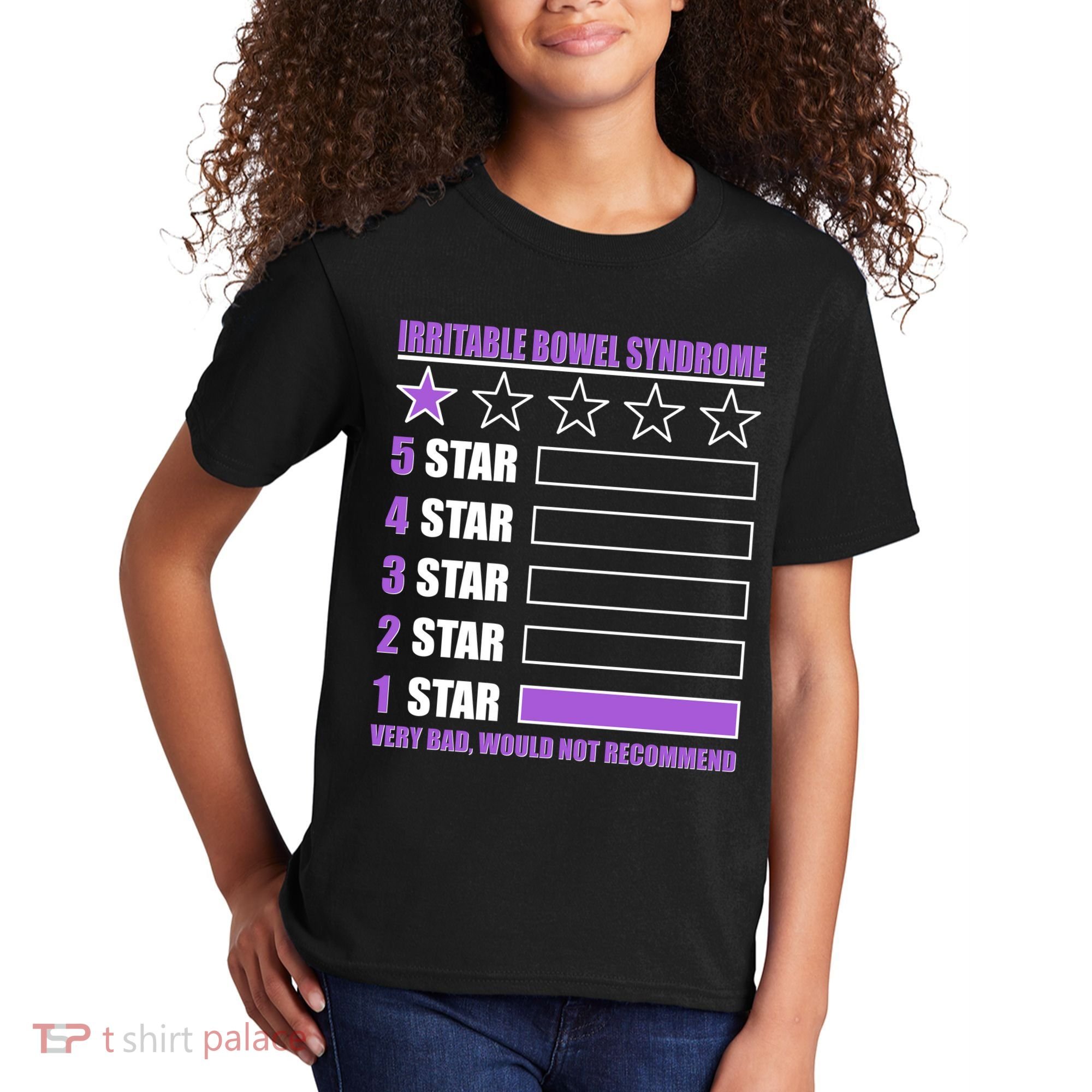 Irritable Bowel Syndrome 1 Star Rating Very Bad Would Not Recommend Kids T-Shirt