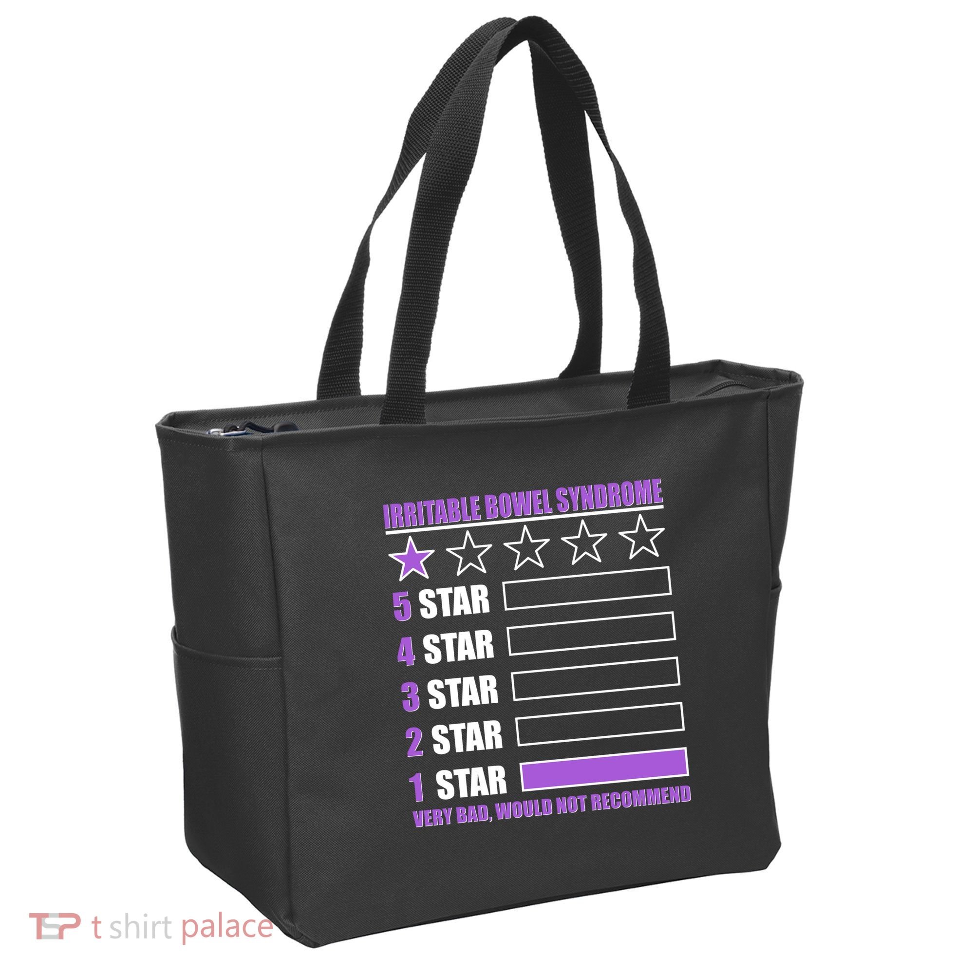 Irritable Bowel Syndrome 1 Star Rating Very Bad Would Not Recommend Tote Bag