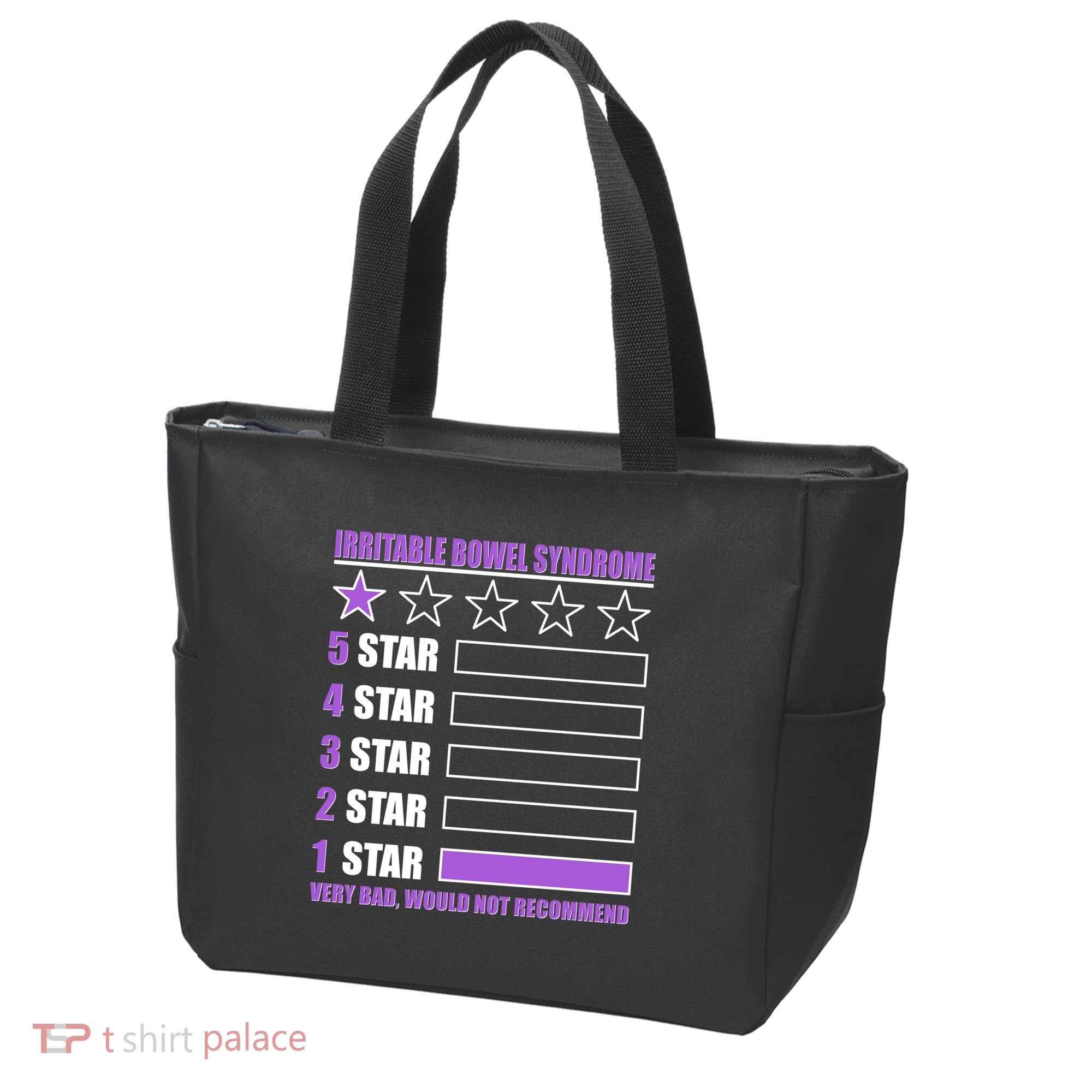 Irritable Bowel Syndrome 1 Star Rating Very Bad Would Not Recommend Tote Bag