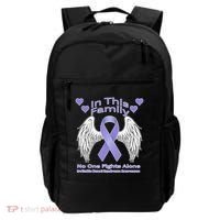 Irritable Bowel Syndrome Awareness Angle Wings No Fights Alone Backpack thumb 0