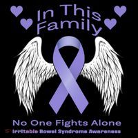 Irritable Bowel Syndrome Awareness Angle Wings No Fights Alone Coffee Mug thumb 5
