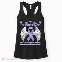 Irritable Bowel Syndrome Awareness Angle Wings No Fights Alone Women's Tank Top thumb 0