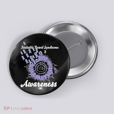 Irritable Bowel Syndrome Awareness IBS Button