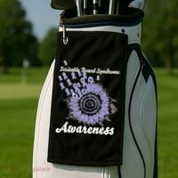 Irritable Bowel Syndrome Awareness IBS Golf Towel thumb 2