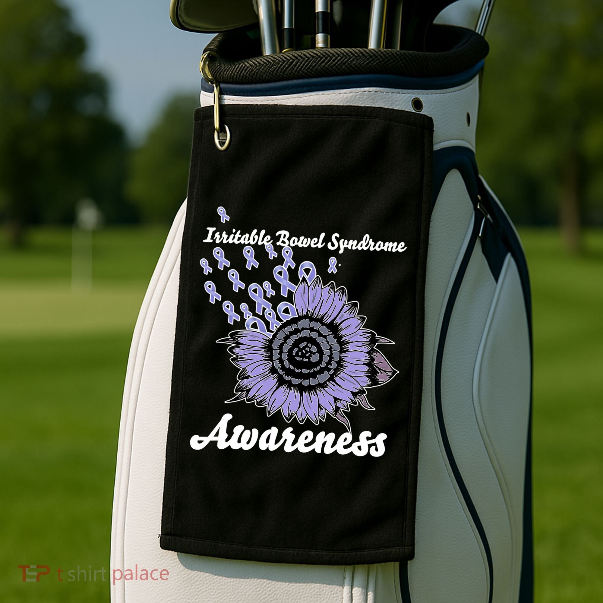 Irritable Bowel Syndrome Awareness IBS Golf Towel