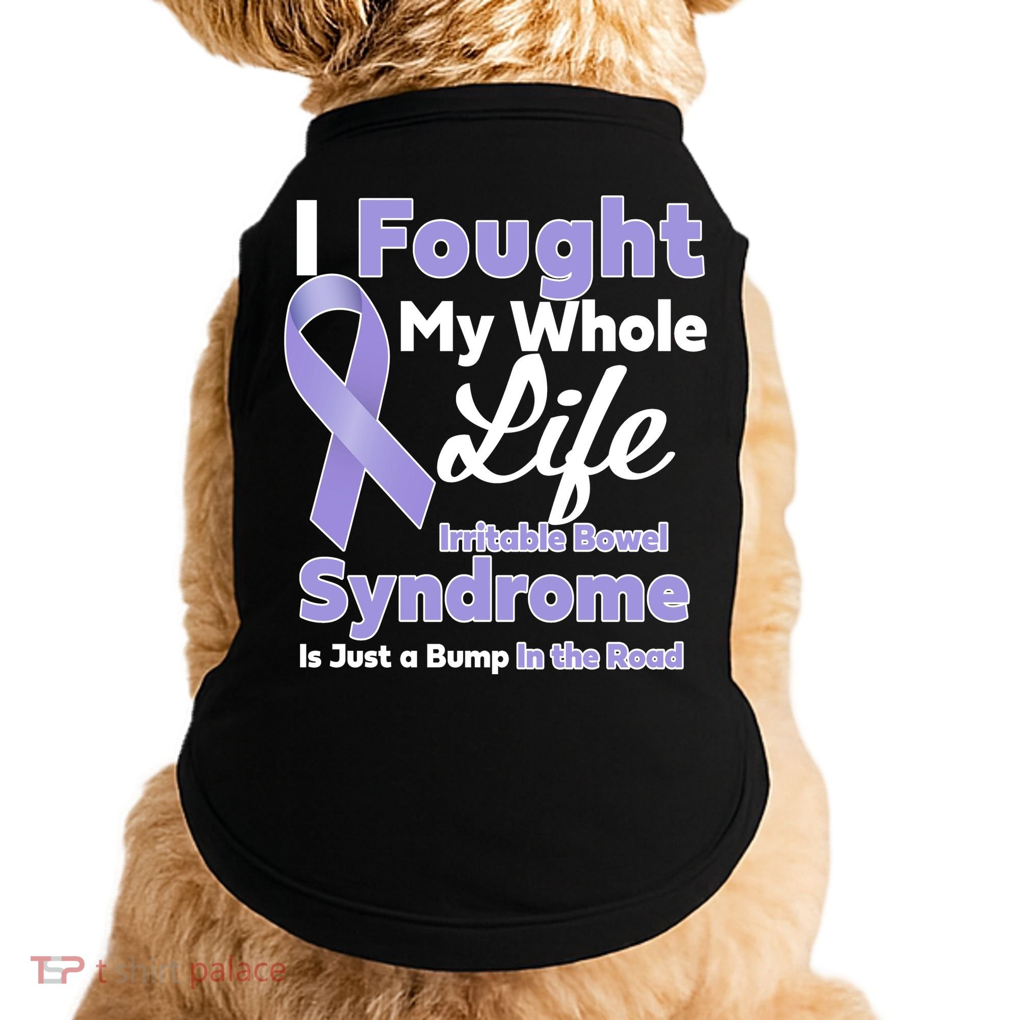 Irritable Bowel Syndrome Awareness IBS Bump In The Road Doggie Tank